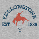 Women's Yellowstone Distressed Rider Silhouette Est. 1886 T-Shirt