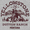 Women's Yellowstone Dutton Ranch Montana Outlines T-Shirt