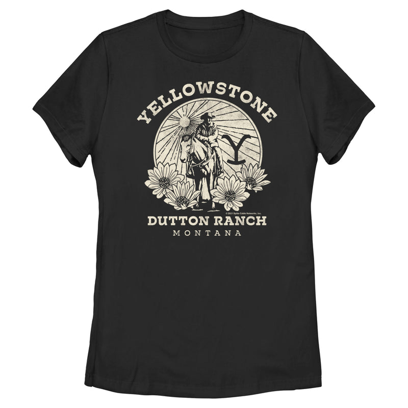 Women's Yellowstone John Dutton Ranch Montana T-Shirt