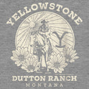 Women's Yellowstone John Dutton Ranch Montana Racerback Tank Top