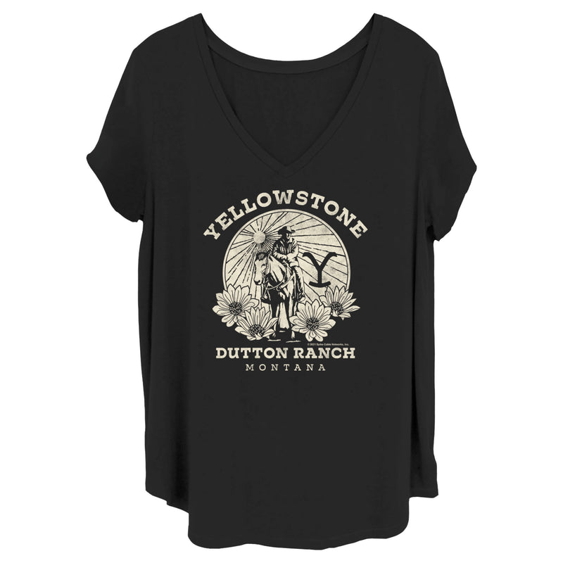 Women's Yellowstone John Dutton Ranch Montana T-Shirt