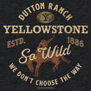 Women's Yellowstone Dutton Ranch So Wild ESTD. 1886 Racerback Tank Top