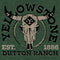 Junior's Yellowstone Cow Skull Dutton Ranch Est. 1886 Festival Muscle Tee