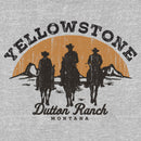 Women's Yellowstone Riders Of Dutton Ranch Silhouette T-Shirt