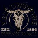 Women's Yellowstone Cow Skull Dutton Ranch T-Shirt