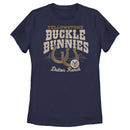 Women's Yellowstone Buckle & Bunnies Horseshoes Dutton Ranch T-Shirt