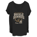 Women's Yellowstone Buckle & Bunnies Horseshoes Dutton Ranch T-Shirt