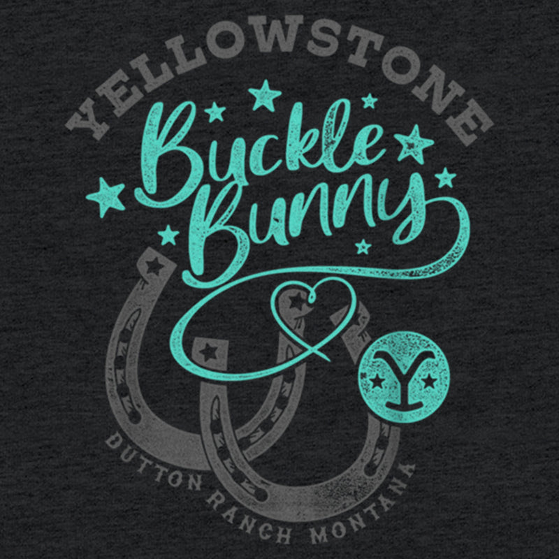 Women's Yellowstone Button Ranch Montana Buckle Bunny Racerback Tank Top