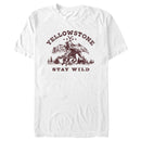 Men's Yellowstone Distressed Stay Wild T-Shirt