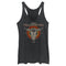 Women's Yellowstone Sunset Dutton Ranch Cow Skull Racerback Tank Top