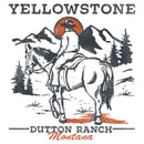 Men's Yellowstone Cowboy John Dutton Ranch Montana T-Shirt