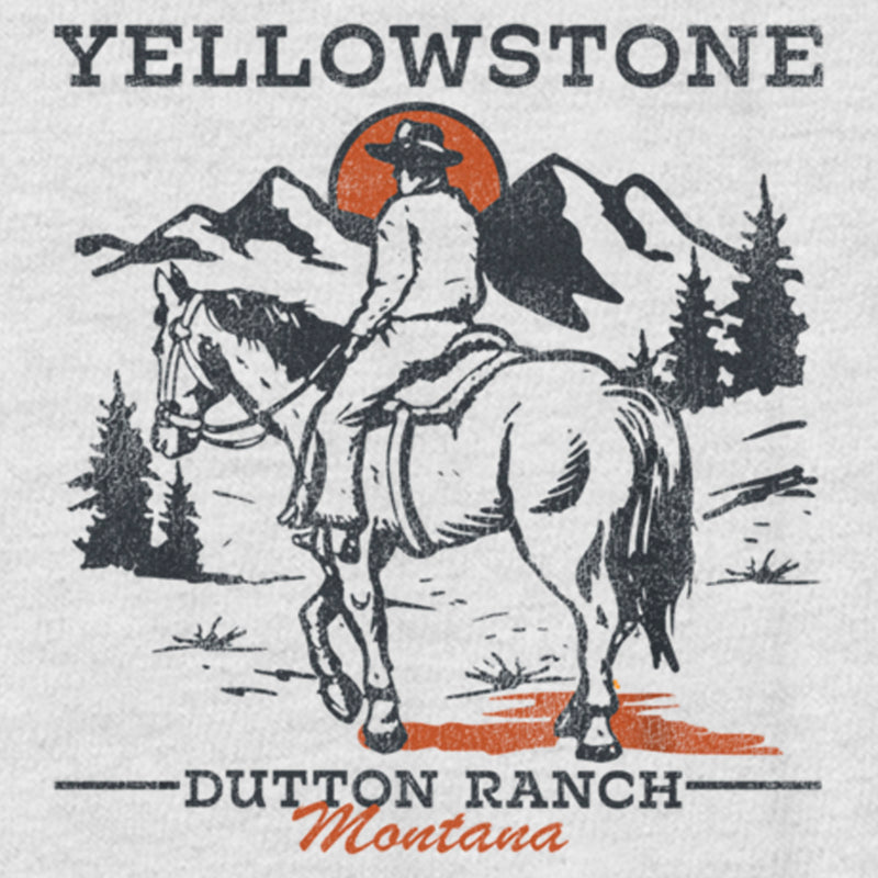 Women's Yellowstone Cowboy John Dutton Ranch Montana Racerback Tank Top