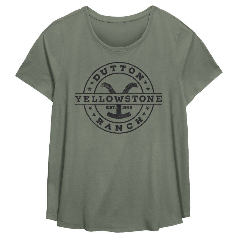 Women's Yellowstone Dutton Ranch Symbol T-Shirt