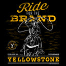 Women's Yellowstone Dutton Ranch Cowboy Ride For The Brand T-Shirt