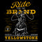 Women's Yellowstone Dutton Ranch Cowboy Ride For The Brand T-Shirt