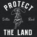 Women's Yellowstone Protect The Land Dutton Range Cowboy Outline Racerback Tank Top