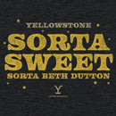 Women's Yellowstone Sorta Sweet Sorta Beth Dutton Racerback Tank Top