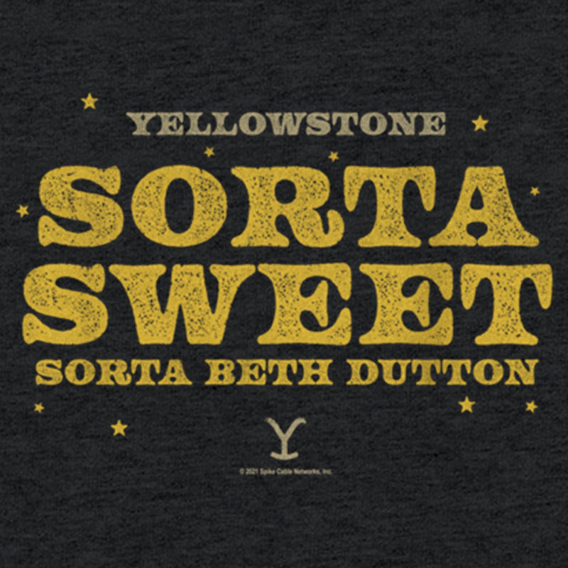 Women's Yellowstone Sorta Sweet Sorta Beth Dutton Racerback Tank Top