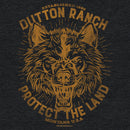 Women's Yellowstone Protect The Land Angry Wolf Dutton Ranch Racerback Tank Top