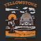 Men's Yellowstone Montana Landscape Poster T-Shirt