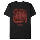 Men's Dungeons & Dragons: Honor Among Thieves Red Silhouettes T-Shirt