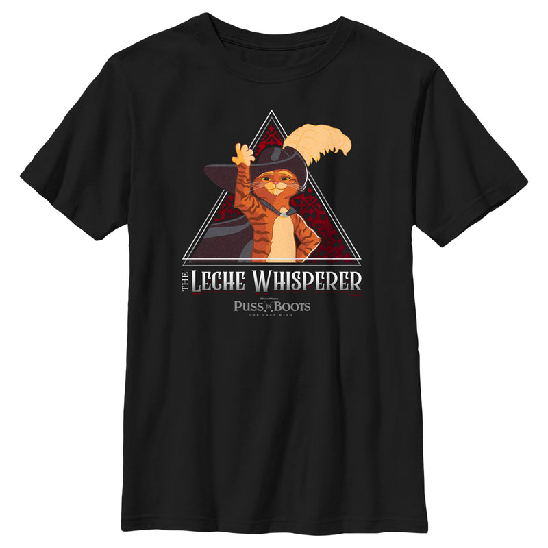 Boy's Puss in Boots: The Last Wish The Leche Whisperer T-Shirt