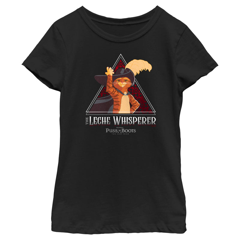 Girl's Puss in Boots: The Last Wish The Leche Whisperer T-Shirt