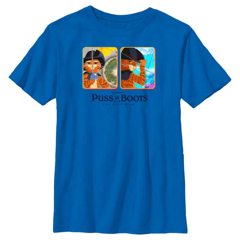 Boy's Puss in Boots: The Last Wish Animated Cards T-Shirt