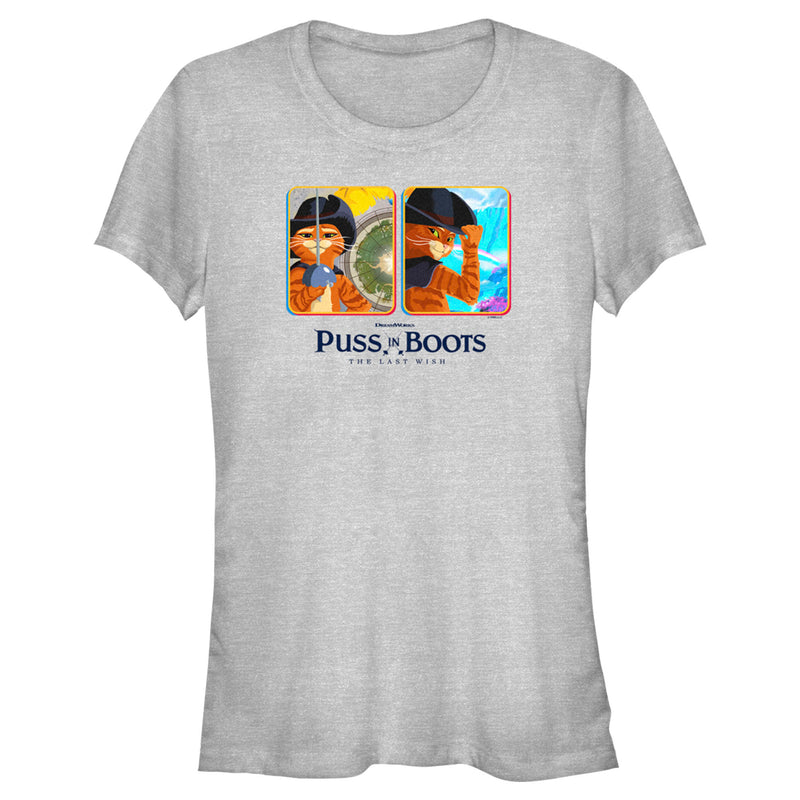 Junior's Puss in Boots: The Last Wish Animated Cards T-Shirt