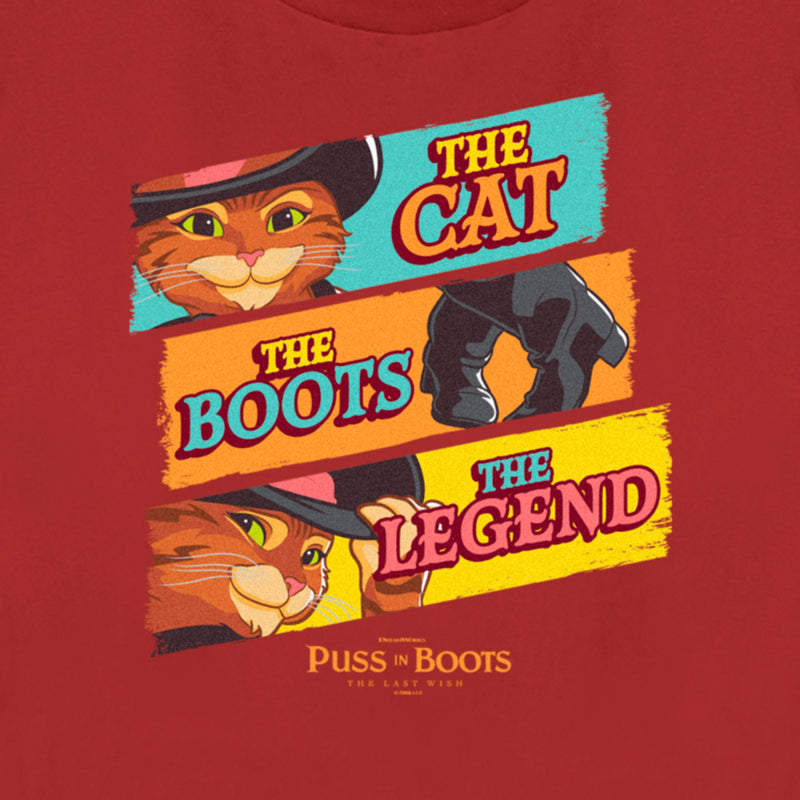 Women's Puss in Boots: The Last Wish The Cat The Boots The Legend T-Shirt