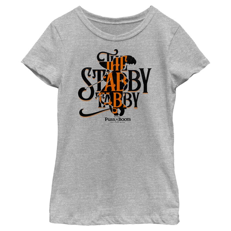 Girl's Puss in Boots: The Last Wish The Stabby Tabby T-Shirt