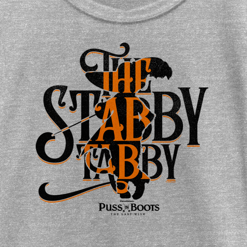 Girl's Puss in Boots: The Last Wish The Stabby Tabby T-Shirt