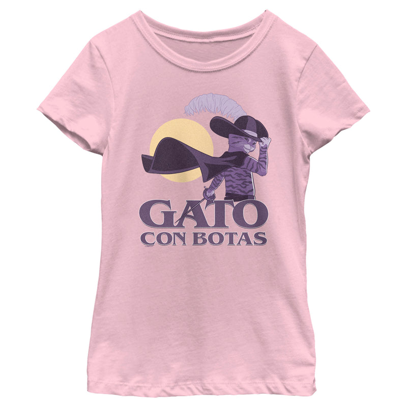 Girl's Puss in Boots: The Last Wish Gato Con Botas T-Shirt