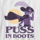 Boy's Puss in Boots: The Last Wish Distressed Purple Puss in Boots T-Shirt