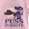 Girl's Puss in Boots: The Last Wish Distressed Purple Puss in Boots T-Shirt