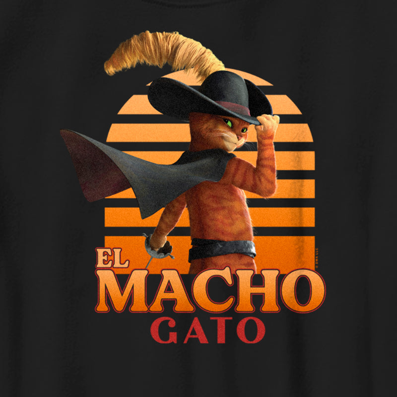 Boy's Puss in Boots: The Last Wish El Macho Gato T-Shirt