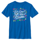 Boy's Encanto We Don't Talk About Bruno Quote T-Shirt