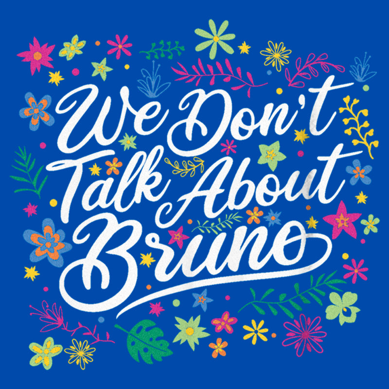 Boy's Encanto We Don't Talk About Bruno Quote T-Shirt