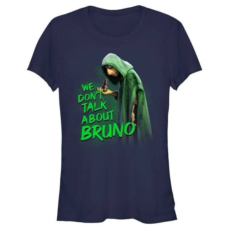 Junior's Encanto We Don't Talk About Bruno Green Text T-Shirt