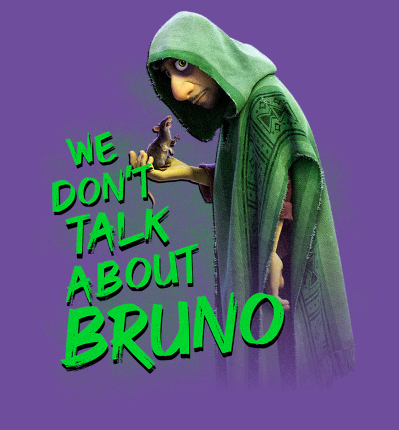 Junior's Encanto We Don't Talk About Bruno Green Text T-Shirt