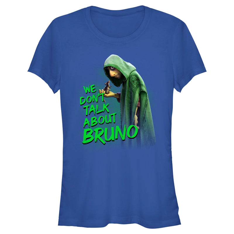 Junior's Encanto We Don't Talk About Bruno Green Text T-Shirt