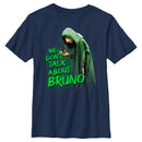 Boy's Encanto We Don't Talk About Bruno Green Text T-Shirt