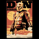 Men's Star Wars: The Book of Boba Fett Din Djarin Poster Long Sleeve Shirt