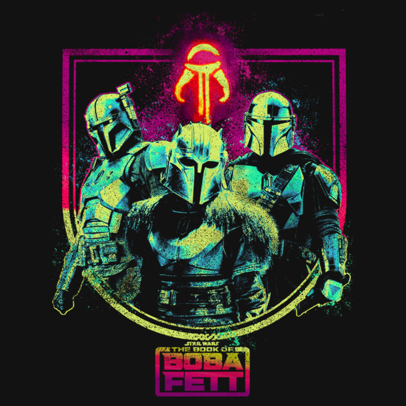 Girl's Star Wars: The Book of Boba Fett The Armorer Din and Boba T-Shirt