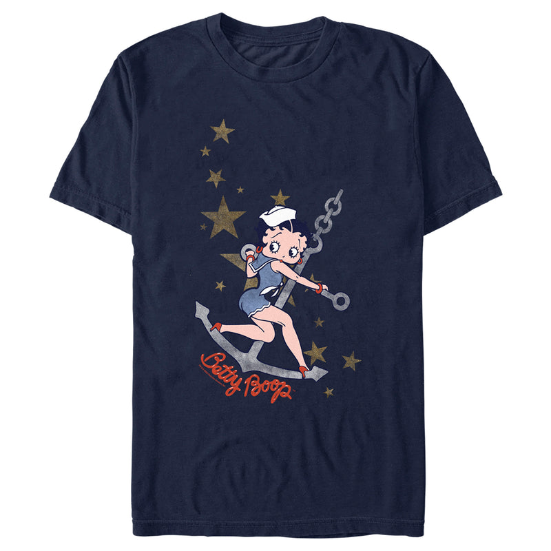 Men's Betty Boop Sailor Betty T-Shirt