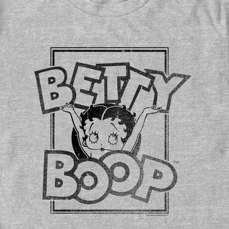 Men's Betty Boop Distressed Poster T-Shirt