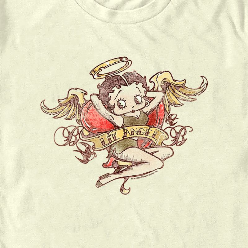 Men's Betty Boop Lil' Angel Tattoo T-Shirt