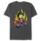 Men's Betty Boop Biker Betty Flames T-Shirt