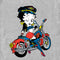 Men's Betty Boop Red and Blue Biker Betty T-Shirt