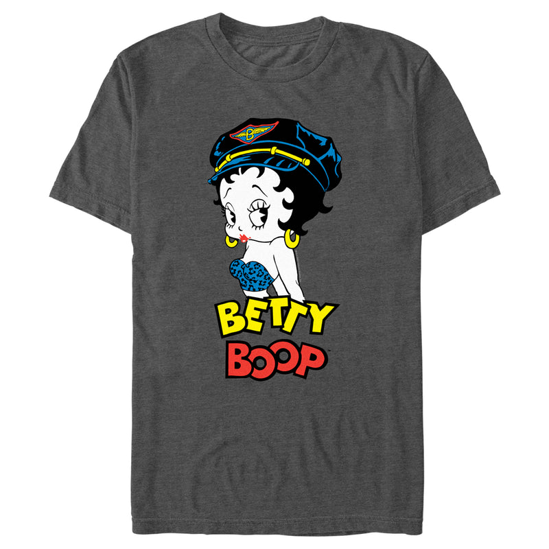 Men's Betty Boop Leopard Top Betty T-Shirt